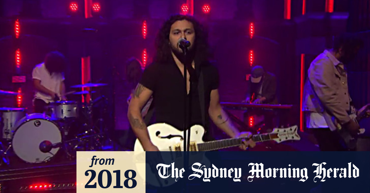 Video ARIA winners take over US late night TV